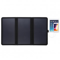 HAWEEL 21W Panel Solar Portátil Plegable ultrafino doble USB 5V 3A Max. QC3.0 y AFC