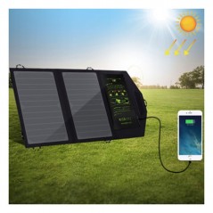 ALLPOWERS 14W Solar Panel Charger Dual USB 5V2A Portable Solar Panel Phone Charger