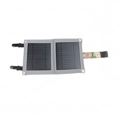 Military Portable Solar Panel Charger 5W with clip for phone