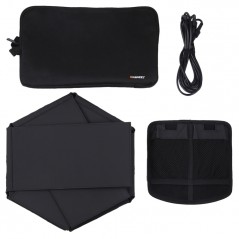HAWEEL 42W Foldable Umbrella Top Solar Panel Charger with 5V 3.0A Max Dual USB Ports Support QC3.0 FCP SCP AFC SFCP Protocol