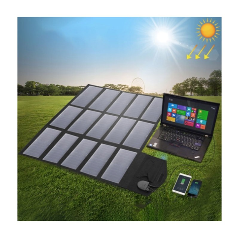 ALLPOWERS 100W Panel Solar Portátil Plegable 18V Doble USB resistente al agua