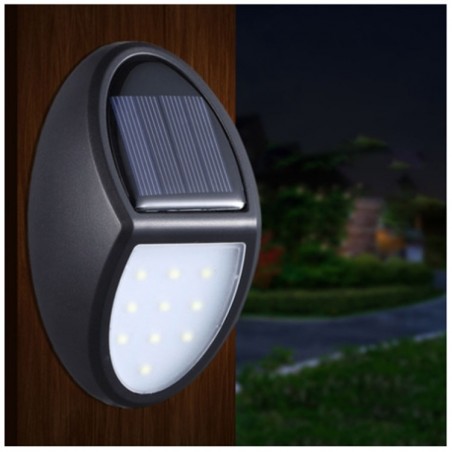 Luz Solar de pared 10 LEDs SMD 2835 IP65 resistente al agua