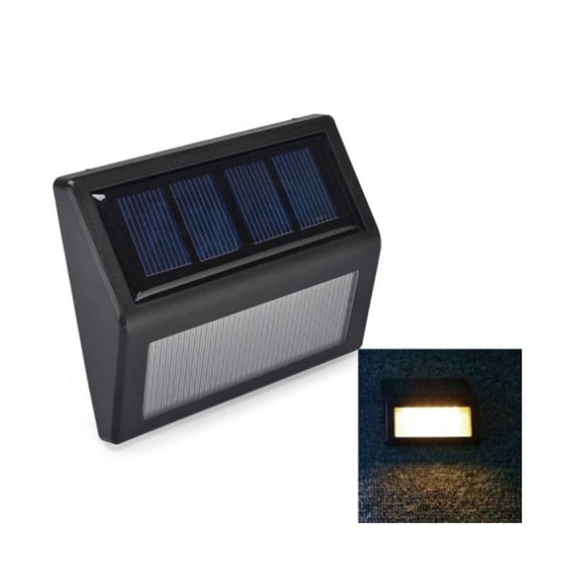 Lámpara Solar de pared 6 LEDs IP55 para exteriores