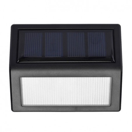 Solar Power 6 LEDs Light Sensor Wall Light Deck Lights IP55 Waterproof