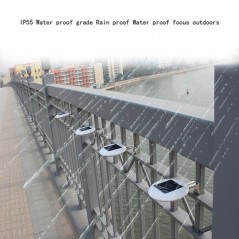 Luz Solar Exterior de 9 LED impermeable al aire libre