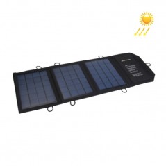 Panel Solar Portátil Plegable de 10.5W doble salida USB 5V 2.1A