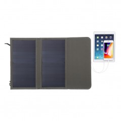 HAWEEL 14W Panel Solar Portátil Plegable doble salida USB 5V 2.1A